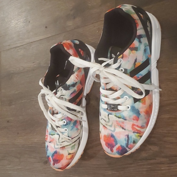 Womens Adidas Torsion colorful sneakers sz 9 - Picture 7 of 10